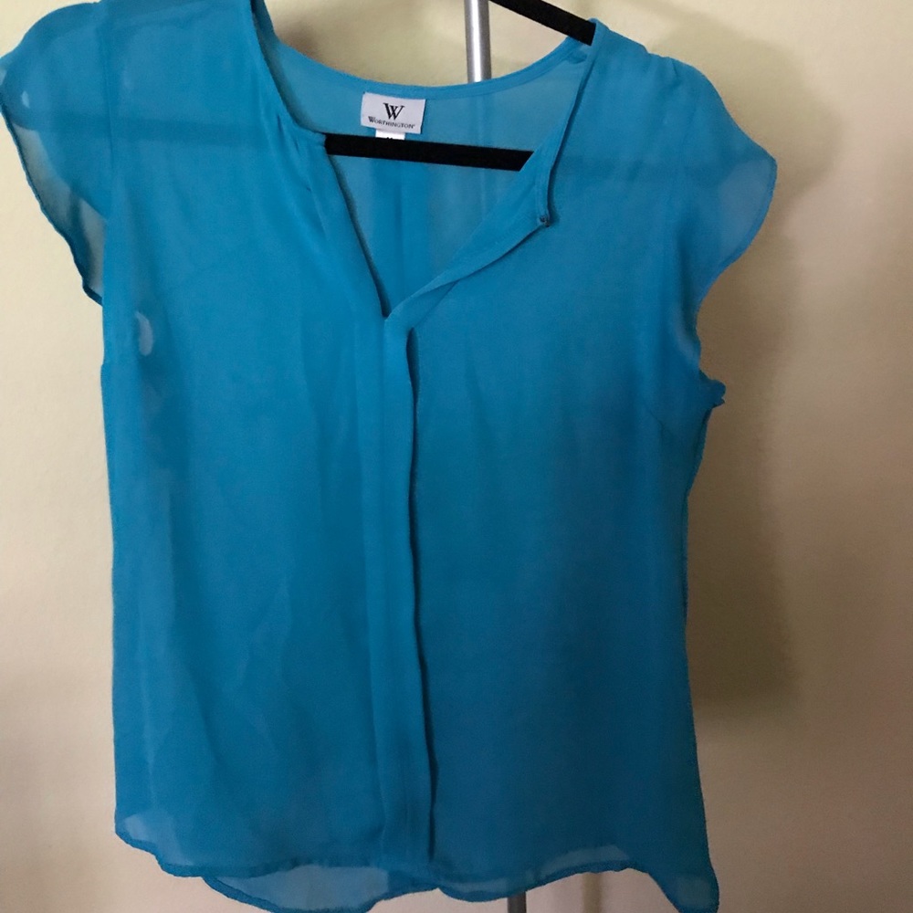 Turquoise blouse